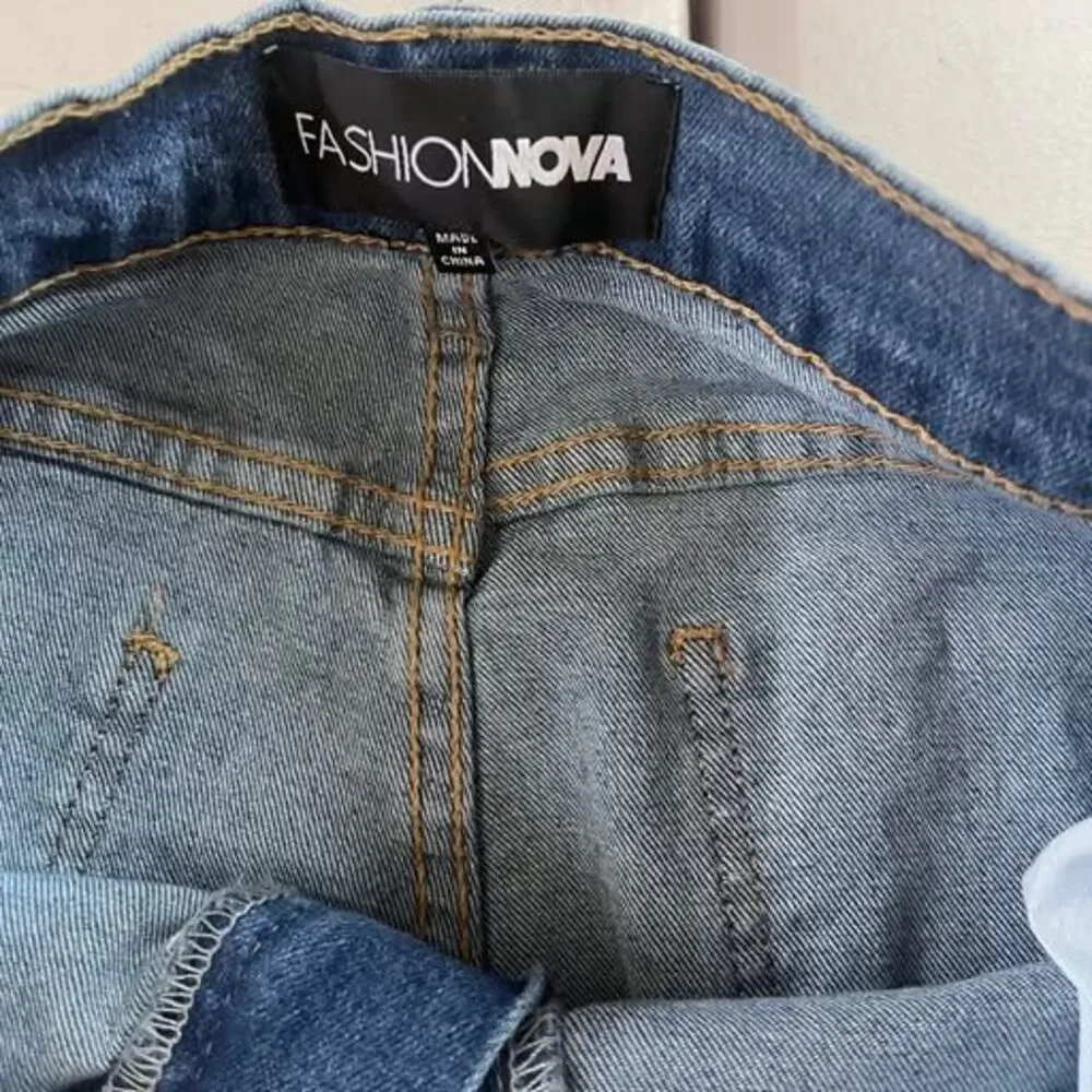 Fashion Nova Wide Leg Denim Jeans